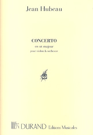 Concerto ut majeur pour violon et orchestre pour violon et piano