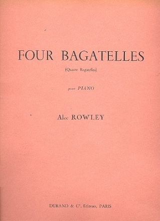 4 Bagatelles  pour piano