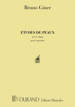 Etudes de peaux  vol.2 pour 5 toms parties