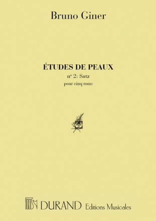 Etudes de peaux  vol.2 pour 5 toms parties