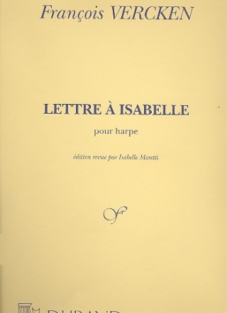 Lettre  Isabelle  pour harpe