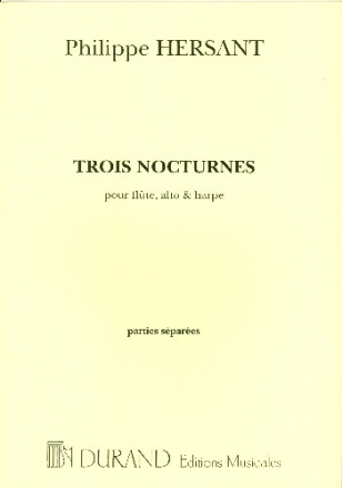 3 nocturnes pour flte, alto et harpe parties