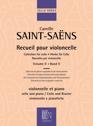 Recueil pour violoncelle volume 2 pour violoncelle et piano Vorwort dt/en/fr/it