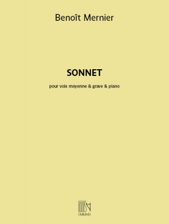 DF16349 Sonnet pour voix moyenne/grave et piano