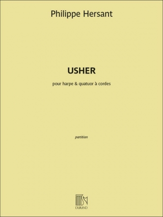 Usher pour harpe et quatuor  cordes partition