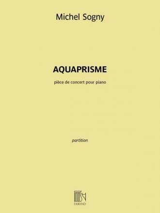 Michel Sogny, Aquaprisme Klavier Buch