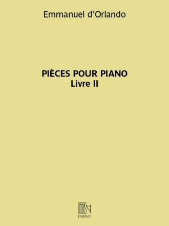 D'Orlando Pices pour piano - Livre 2