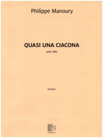 Quasi una ciacona pour alto