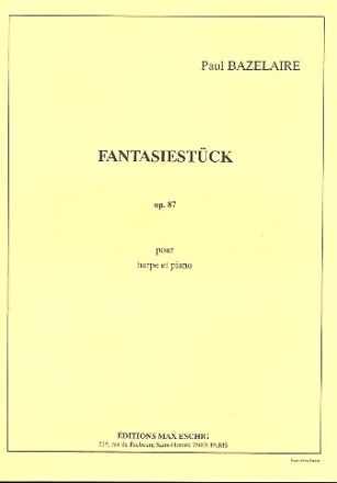 Fantasiestck op.87 fr Harfe und Klavier Partitur