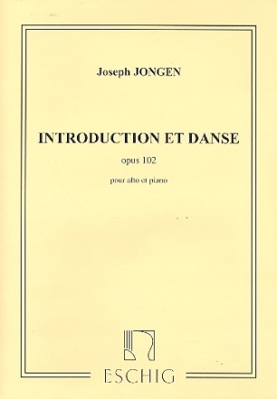 Introduction et Danse op.102 pour alto et piano