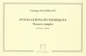 Intonations rhythmiques vol.1 mesures simples