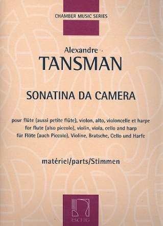 Sonatina da camera fr Flte (auch Piccolo), Violine, Viola, Violoncello und Harfe Stimmen