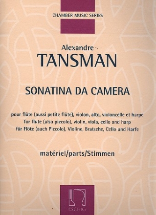 Sonatina da camera fr Flte (auch Piccolo), Violine, Viola, Violoncello und Harfe Stimmen