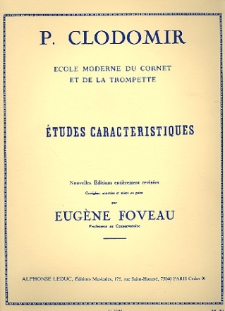 12 Etudes caractristiques pour cornet ou trompette