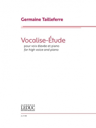 Vocalise-tude for high voice and piano