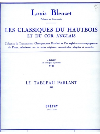 Tableau Parlant   pour hautbois et piano