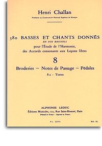 380 basses et chants donns vol.8a Broderies - Notes de passage - Pdales textes