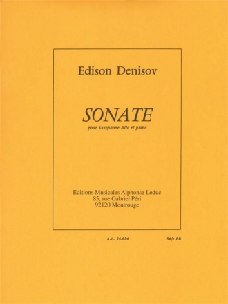 Sonate pour saxophone alto et piano