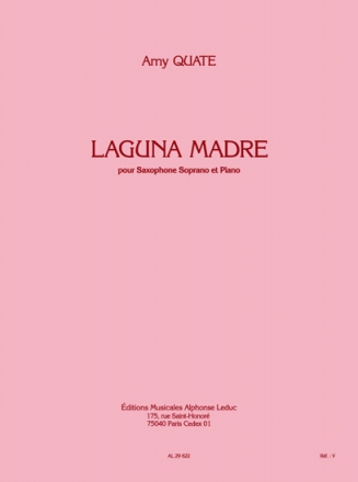 Laguna Madre pour saxophone soprano et piano
