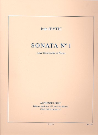 Sonata no.1 pour violoncelle et piano