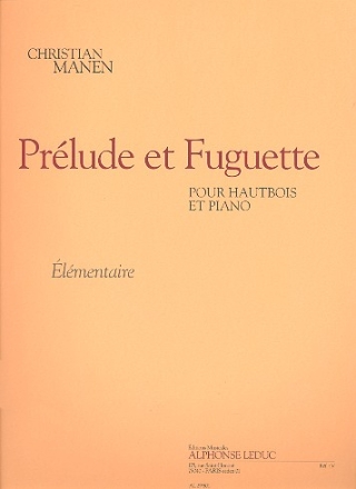 Prlude et fuguette pour hautbois et piano