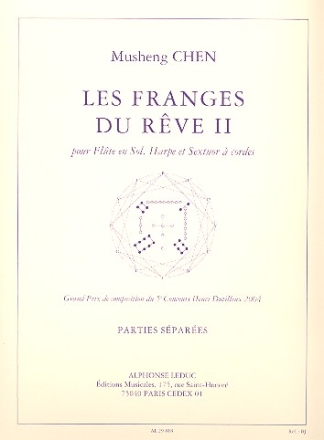 Les franges du rve vol.2 pour flte en sol, harpe et sextuor  cordes parties