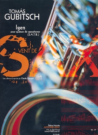 Igen pour 4 saxophones (SATB) partition et partie