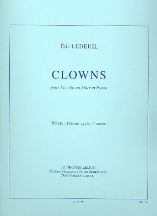 Clowns pour piccolo (flute) et piano