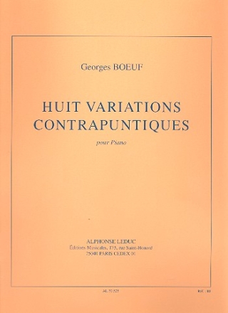 8 Variations contrapuntiques  pour piano