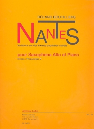 Nantes pour saxophone alto et piano