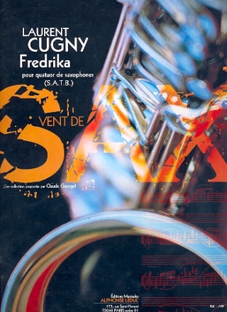 Fredrika pour 4 saxophones (SATBar) partition et parties