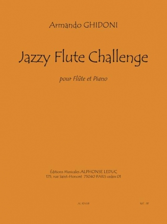 Jazzy Flute Challenge pour flute et piano
