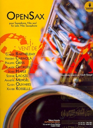 OpenSax (+Download Card) for alto saxophone