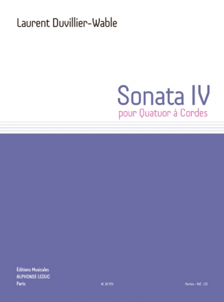AL30729 Sonata no.4 pour quatuor  cordes parties