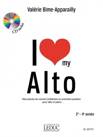 I Love my Alto (+Online Audio) pour alto et piano