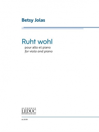 Ruht wohl viola and piano