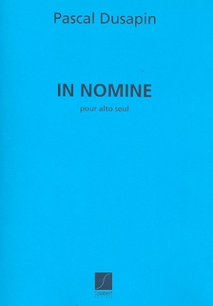 In nomine pour alto