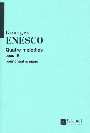 4 mlodies op.19 pour chant et piano