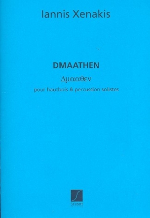 Dmaathen pour hautbois et percussion parties