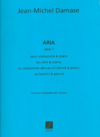 Aria op.7 pour violoncelle (alto saxophone/ basson/alto) et piano
