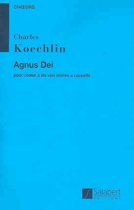 Agnus Dei pour choeur mixte a cappella partition