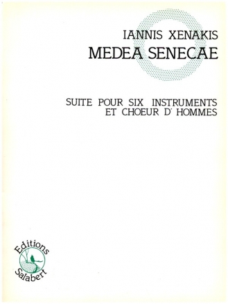 Medea Senecae pour 6 instruments et choeur d'hommes partition