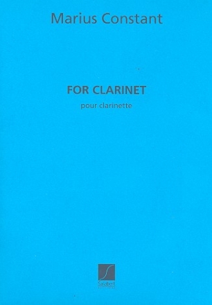For Clarinet pour clarinette