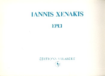 Epei for english horn, clarinet, trumpet, 2 trombones, double bass score