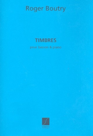 Timbres pour basson et piano