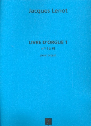 Livre d'orgue vol.1 (nos.1-6)