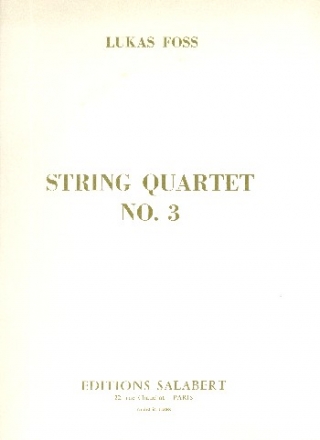 String Quartet no.3  score
