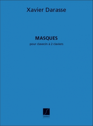 Darasse  Masques Clavecin Partition  Harpsichord or 2 Harpsichords