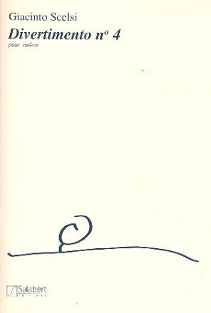 Divertimento no.4 pour violon