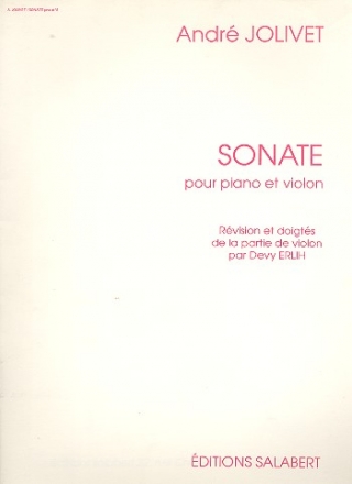 Sonate pour violon et piano